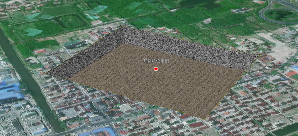 地形开挖效果